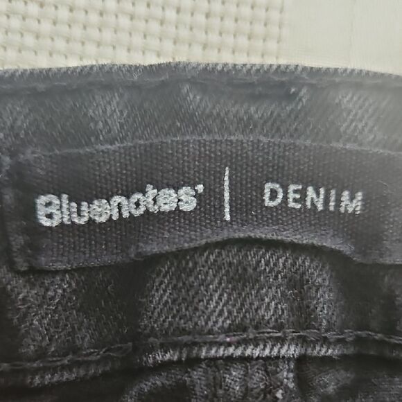 Black Denim Women's Shorts - Picture 2 of 16